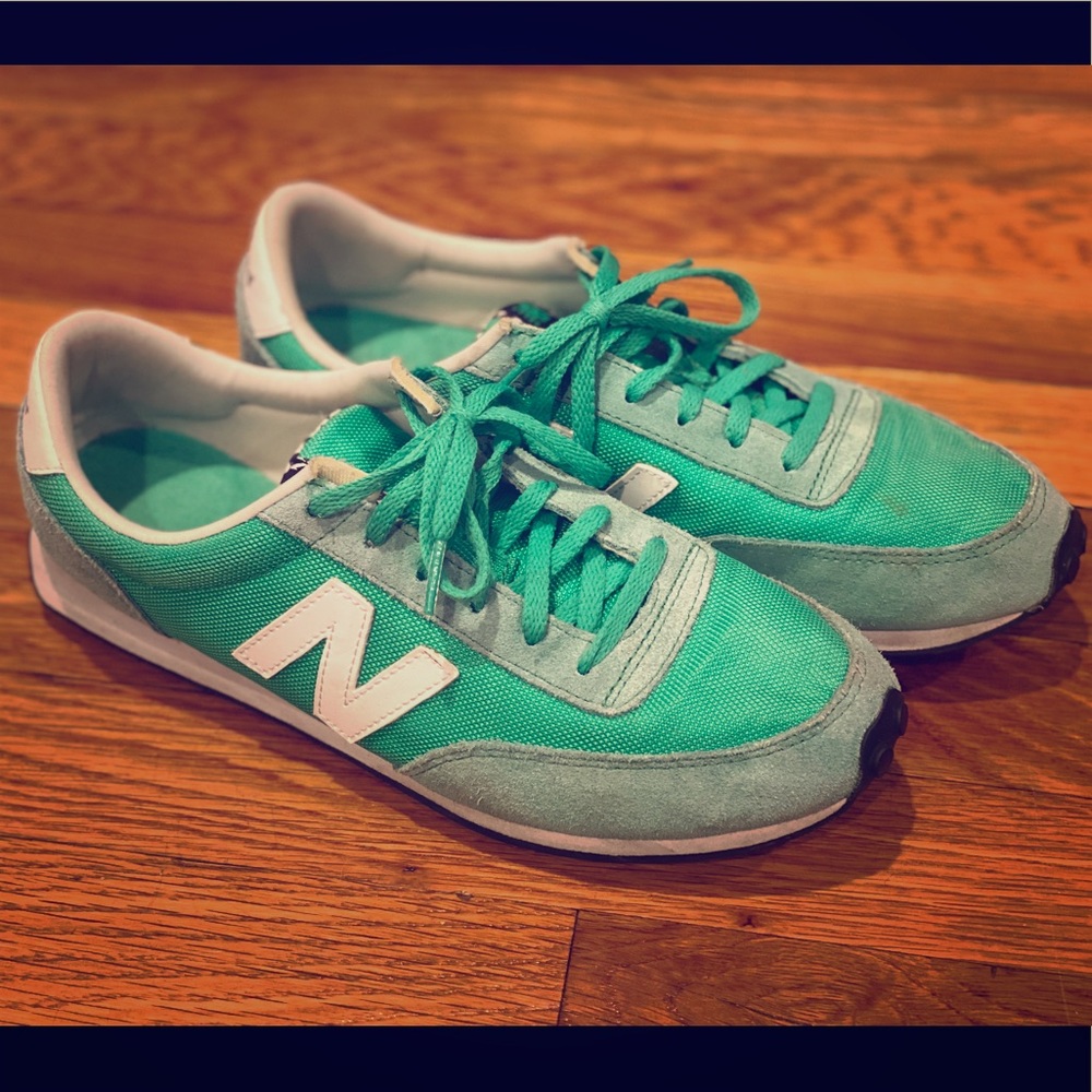 St Pattys Day outfit! New Balance 410s- Green